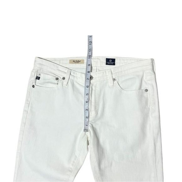 Adriano Goldschmied The Ballad Slim Boot White Jeans Size 30 - Picture 2 of 11